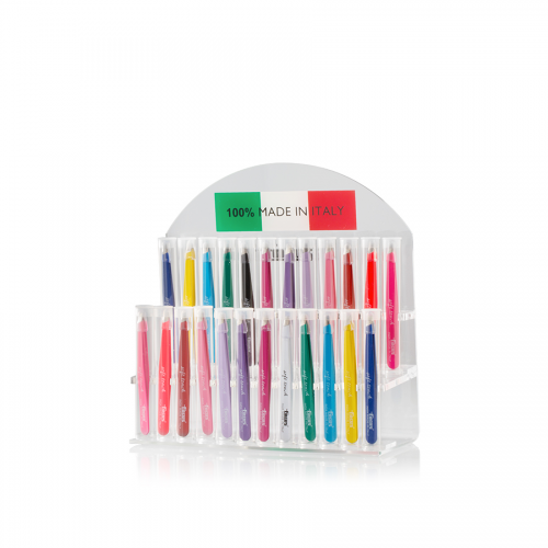 Expo Pinzette Ciglia soft Touch 24 pezzi 