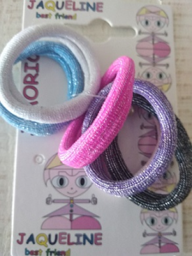 Elastico colori misti Luxury 6pz