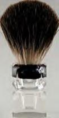 Pennello Barba manico Trasparente 