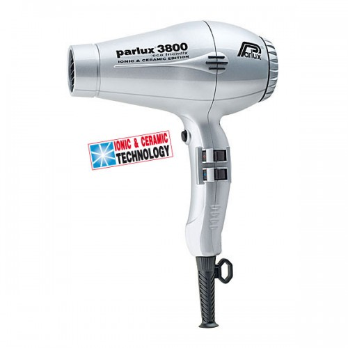 Parlux 3800 Ionic&Ceramic Argento 