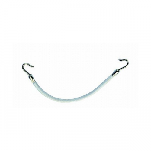 Elastico con gancio colore Bianco 4pz
