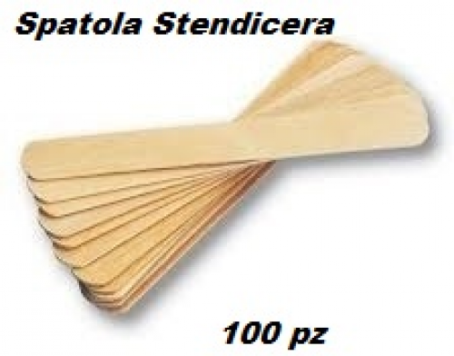 Spatola Stendi Cera 100pz Monouso 