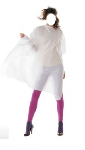 Mantella Taglio adulti Bianca