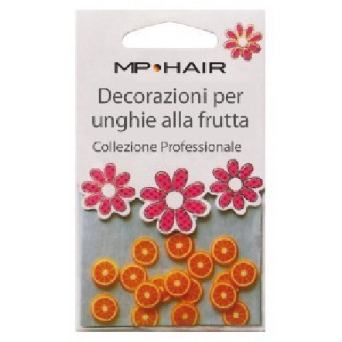 Decorazione Unghie Arancio  24pz